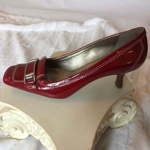 Cole Haan Red Patent Leather Heel